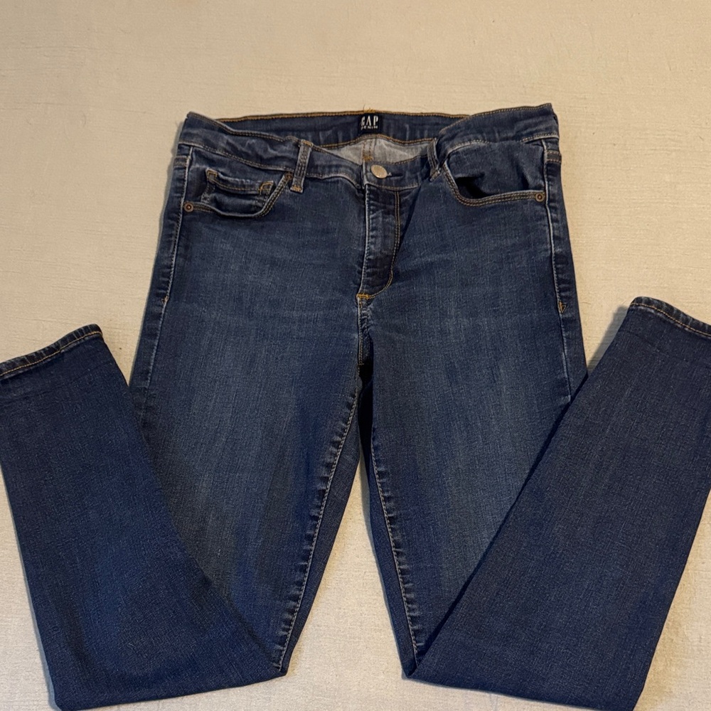 GAP Women's Dark Blue Skinny Jeans